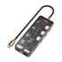 WiWU CB011 Transparent 11 IN 1 USB-C Hub